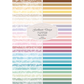 Gavlhusets Design - Blok A5 - Eng og Tekstur 24 farver