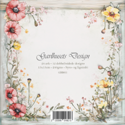 Gavlhusets Design - Blok 6'' - Rosa / Gul