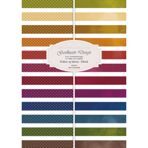 Gavlhusets Design - Blok A5 - Prikker og tekstur - Efter�r