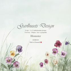 Gavlhusets Design - Blok 6'' - Blomster