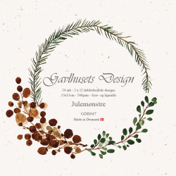 Gavlhusets Design - Blok 6'' - Julemnstre