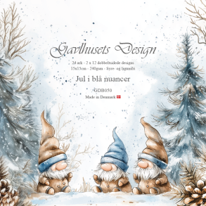 Gavlhusets Design - Blok 6'' - Jul i bl nuancer