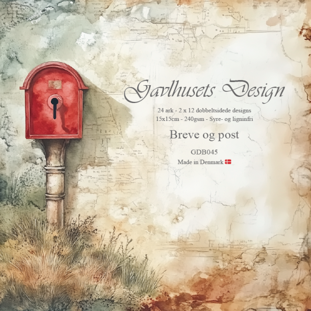 Gavlhusets Design - Blok 6'' - Breve og post
