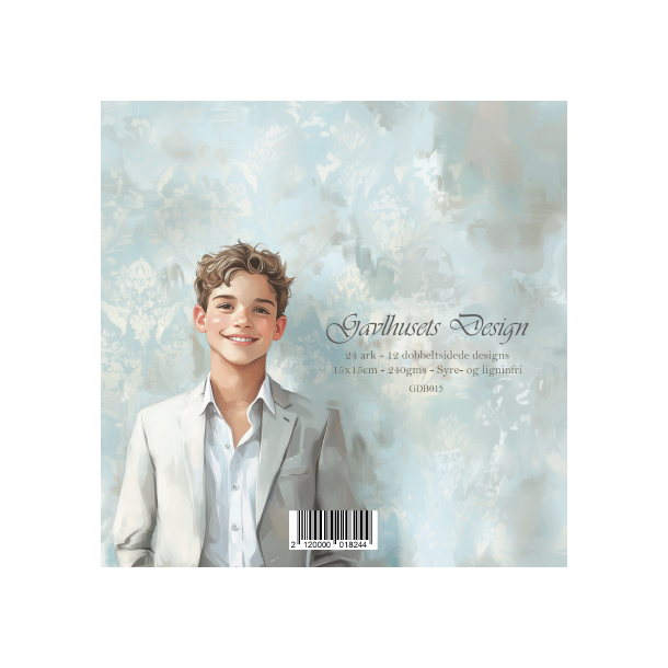 Gavlhusets Design - Blok 6'' - Konfirmation - Drenge