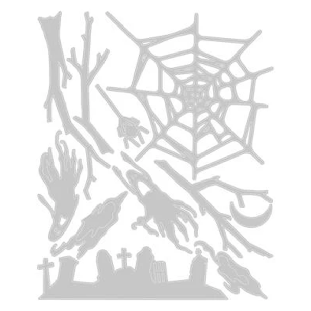 Tim Holtz / Sizzix - Thinlits die - Vault - Fright Night - 666684