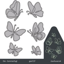 Gavlhusets Design - Die - Sommerfugle