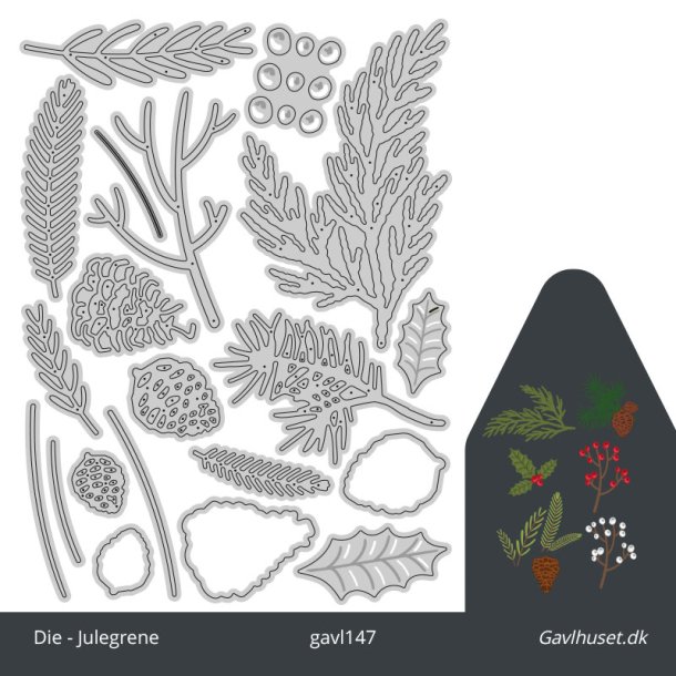 Gavlhusets Design - Die - Julegrene