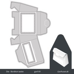 Gavlhusets Design - Die - Bordkort ske