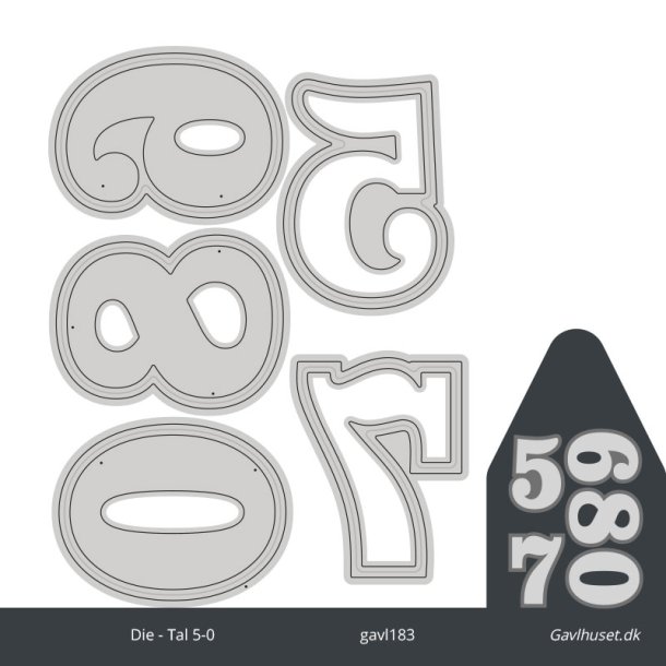 Gavlhusets Design - Die - Tal 5-0