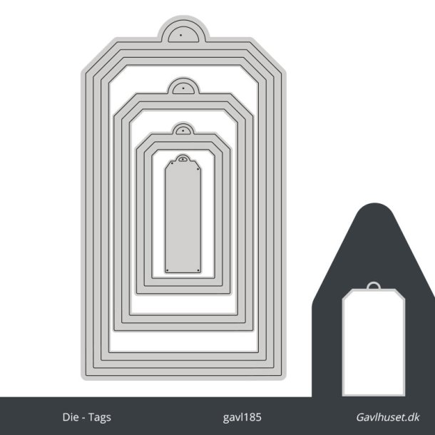 Gavlhusets Design - Die - Tags
