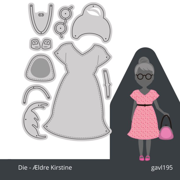 Gavlhusets Design - Die - ldre Kirstine