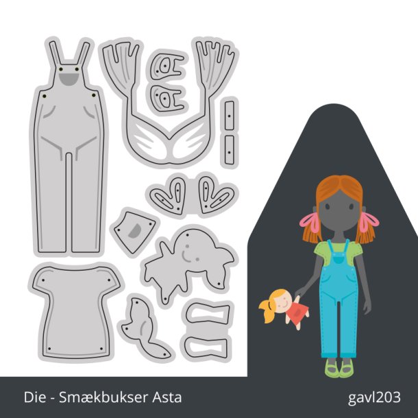 Gavlhusets Design - Die - Smkbukser Asta