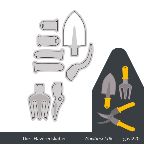 Gavlhusets Design - Die - Haveredskaber