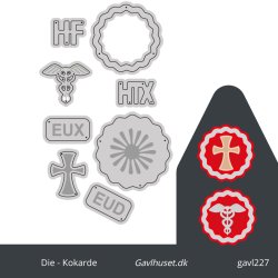 Gavlhusets Design - Die - Kokarde / Rosette