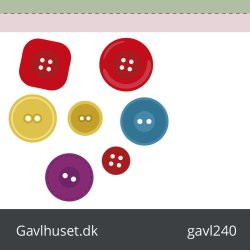 Gavlhusets Design - Die - Knapper