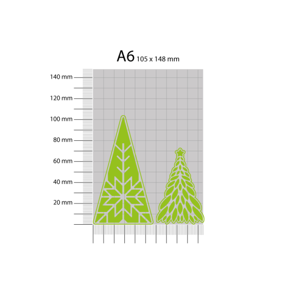 Gavlhusets Design - Die - Juletrer