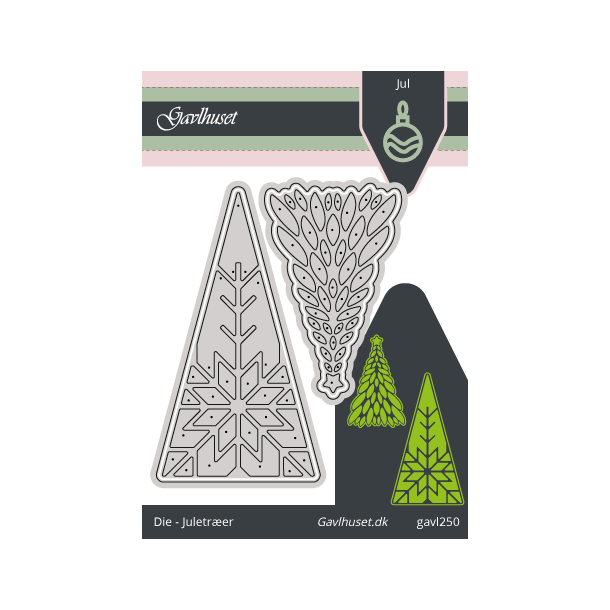Gavlhusets Design - Die - Juletrer