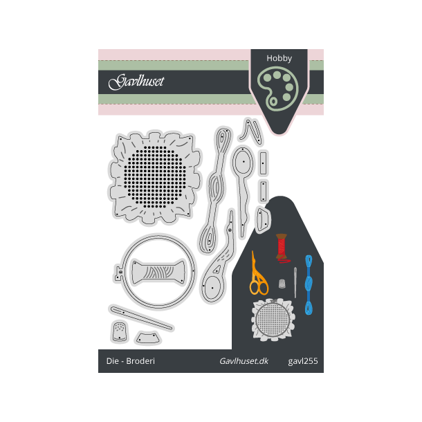 Gavlhusets Design - Die - Broderi