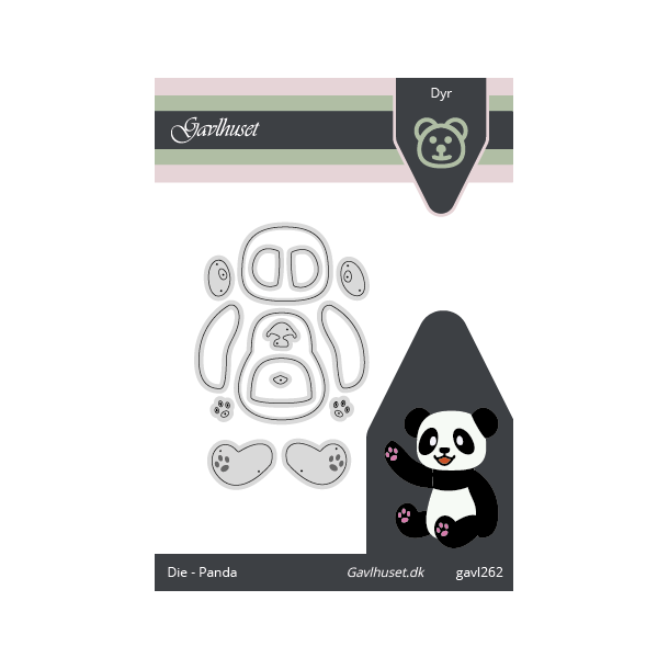 Gavlhusets Design - Die - Panda