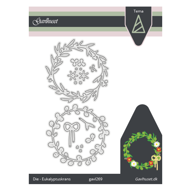 Gavlhusets Design - Die - Eukalyptuskrans