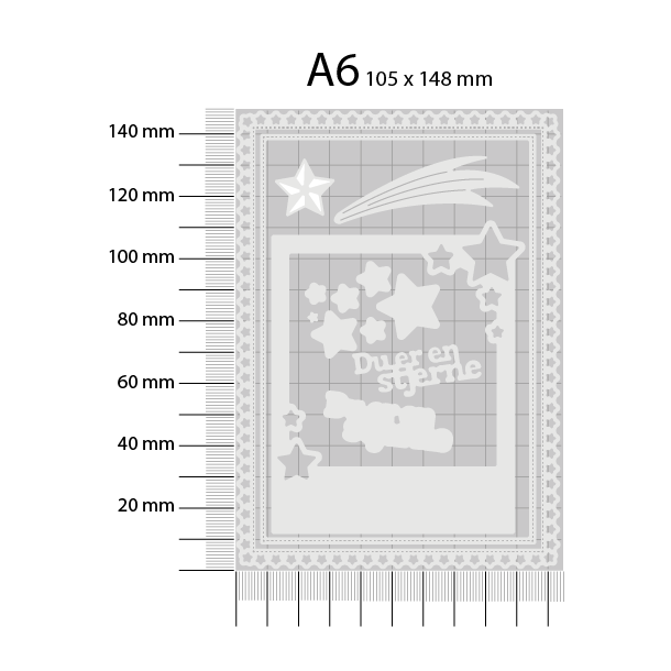 Gavlhusets Design - Die - Stjerneramme