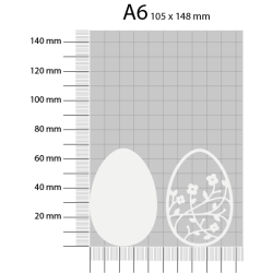 Gavlhusets Design - Die - Pskeg med blomster
