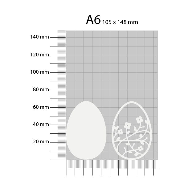 Gavlhusets Design - Die - Pskeg med blomster