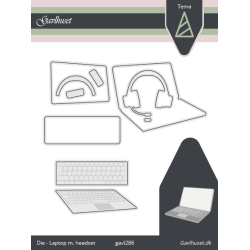 Gavlhusets Design - Die - Laptop med headset