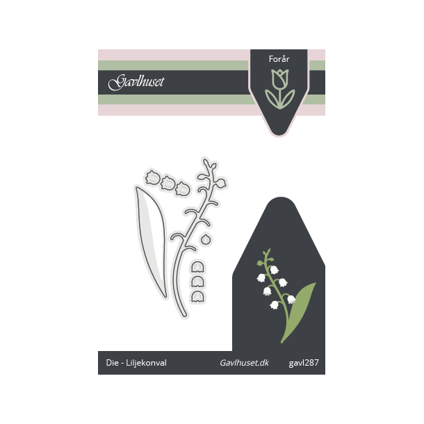 Gavlhusets Design - Die - Liljekonval