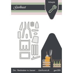 Gavlhusets Design - Die - Redskaber med kasser