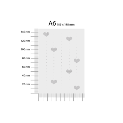 Gavlhusets Design - Die - Hjertebaggrund
