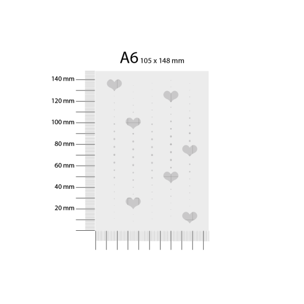 Gavlhusets Design - Die - Hjertebaggrund