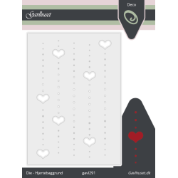 Gavlhusets Design - Die - Hjertebaggrund