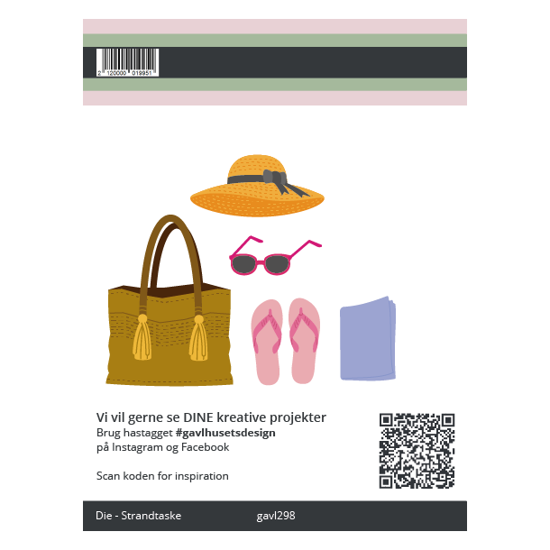 Gavlhusets Design - Die - Strandtaske