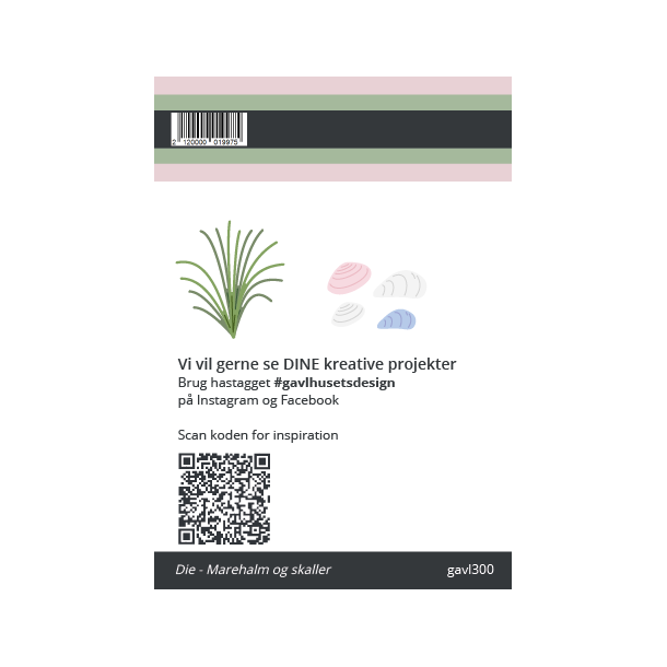 Gavlhusets Design - Die - Marehalm og skaller