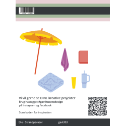Gavlhusets Design - Die - Strandparasol