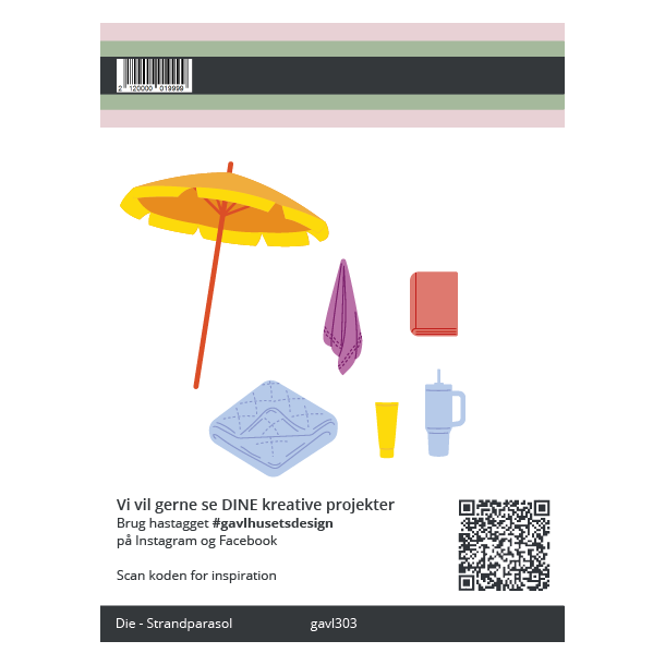 Gavlhusets Design - Die - Strandparasol
