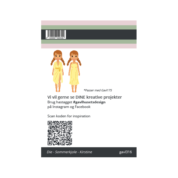 Gavlhusets Design - Die - Kjole og kimono
