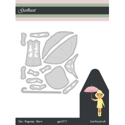 Gavlhusets Design - Die - Regntj til brn