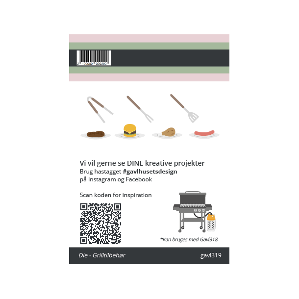 Gavlhusets Design - Die - Tilbehr til grill