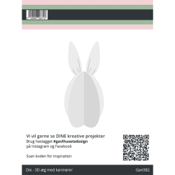 Gavlhusets Design - Die - 3D-�g med kanin�rer