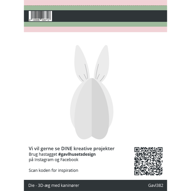Gavlhusets Design - Die - 3D-�g med kanin�rer