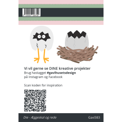 Gavlhusets Design - Die - �ggeskal og rede