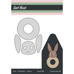 Gavlhusets Design - Die - Cirkeldyr - Kanin
