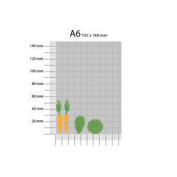 Gavlhusets Design - Die - Gulerod og salat