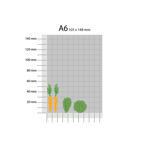 Gavlhusets Design - Die - Gulerod og salat