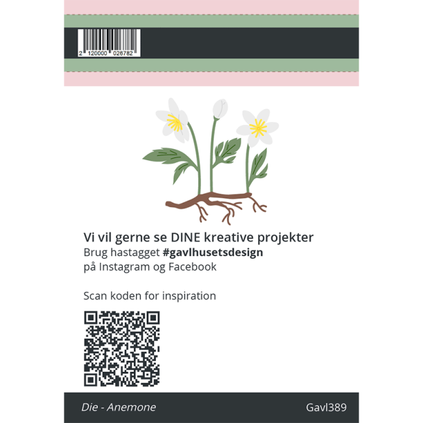 Gavlhusets Design - Die - Anemone