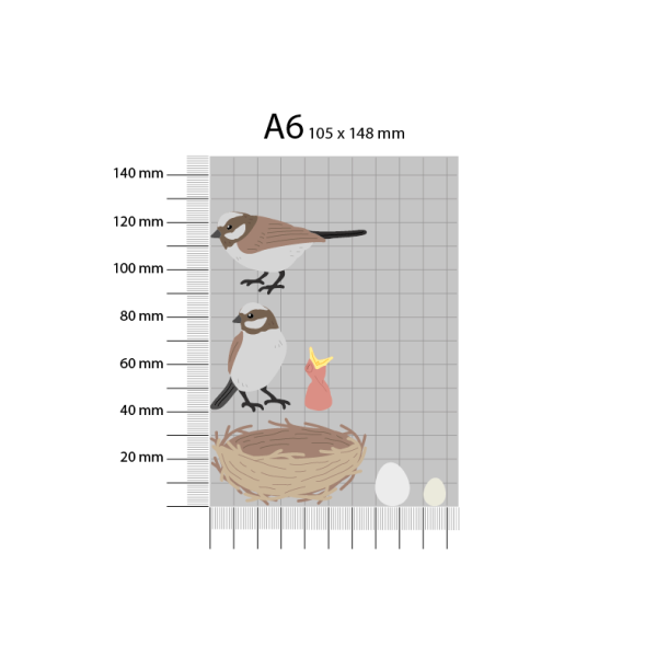 Gavlhusets Design - Die - Sangfugl