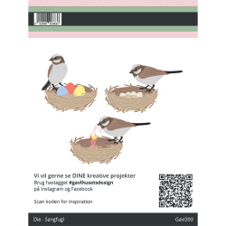 Gavlhusets Design - Die - Sangfugl