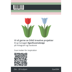 Gavlhusets Design - Die - 3D-tulipan